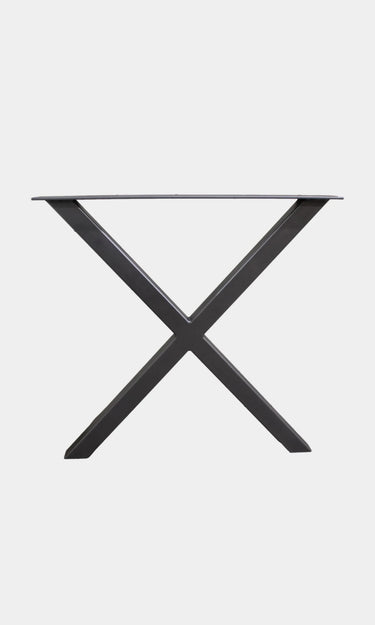 X Shaped Metal Table Legs